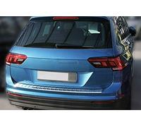 Recambo Protezione per paraurti in Acciaio Inox Cromato, Compatibile con VW Tiguan II e ALLSPACE | dal 2016 | con smussatura | qualità Premium
