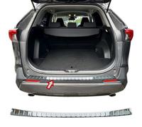 Recambo Protezione per paraurti in acciaio inox lucido, effetto cromato, compatibile con Toyota Rav4 V, anno di costruzione dal 2018, styling e protezione per il paraurti
