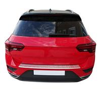 Recambo Protezione per paraurti in Acciaio Inox Opaco, Compatibile con VW T-ROC (A11) dal 2017 | con smussatura | qualità Premium