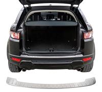 RECAMBO Protezione per paraurti in acciaio inox spazzolato opaco con texture compatibile per Range Rover Evoque L538-2011-2018 Styling e protezione per paraurti