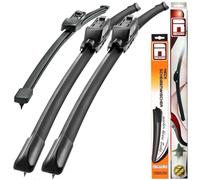 Recambo Set di 3 tergicristalli anteriori e posteriori compatibili con VW Golf VI 2008-2012, SCIROCCO III 2008-2017 (600 mm/475 mm/275 mm)