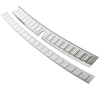 RECAMBO Set di protezione per paraurti in acciaio inox compatibile con BMW X1 iX1 | dal 2022 opaco spazzolato con texture styling e protezione per il paraurti