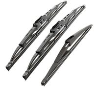 Recambo Spazzole Tergicristalli anteriori e posteriori compatibili con Renault Clio, Ricambio | anno di costruzione 1998 2009 (set da 3 pezzi: 525 mm450 mm300 mm)