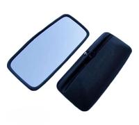 RECAMBO Specchietto esterno universale, 420 mm x 200 mm, adatto per braccio di supporto da 18 mm, per camion, trattore, bus, struttura robusta, resistente alle intemperie, design sottile