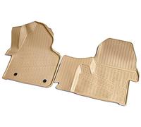 Recambo Tappetini in gomma 3D compatibili con Mercedes Sprinter W907 | anno di costruzione dal 2018 > | Tappetini in gomma | su misura | con bordo | Beige