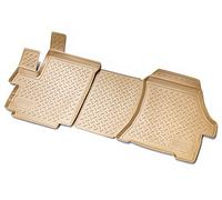 Recambo - Tappetini in gomma 3D su misura, con bordo, colore beige