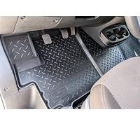 Recambo - Tappetini in gomma 3D su misura, con bordo, colore nero