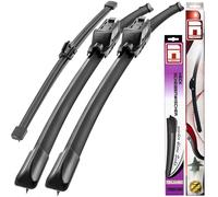 RECAMBO Tergicristalli anteriori e posteriori adatti per Seat Leon IV, tipo KL1/KL8, anno di costruzione dal 2020, set completo