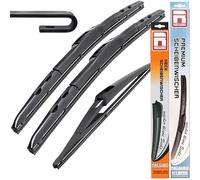 Recambo - Tergicristalli ibridi, compatibili con Dacia Sandero + Stepway 2012-02/2015-300 mm, 500 mm, 550 mm, qualità premium