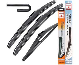 Recambo - Tergicristalli ibridi, compatibili con Nissan Qashqai tipo J11 anno di costruzione dal 2014, 300 mm, 400 mm, 650 mm, qualità premium