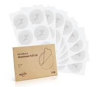 RECAPS Coperchi per espresso in alluminio Guarnizioni in lamina Filtri riutilizzabili compatibili solo con cialde Original Line piccole (solo coperchi 120 pezzi) 37 mm di diametro