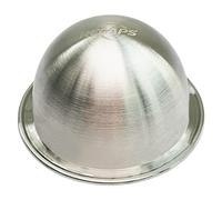 RECAPS Solo 1 filtro riutilizzabile in acciaio inox XL Pod compatibile con macchine da caffè Vertuoline, ma non tutti 410 ml (esclusi solo 1 cialda, coperchi in alluminio per guarnizioni esclusi)