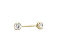 Recarlo E01PX001_G016 18K Yellow Gold Diamond Stud Earrings
