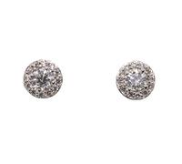 Recarlo E69SC001/055 18K White Gold Diamond Stud Earrings