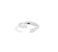 Recarlo R01FN007/044-14 Women's Diamond Ring - 18K White Gold, 0.44ct