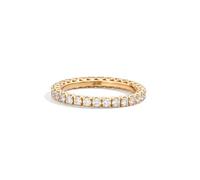 Recarlo R01GD736_G-14 Women's Diamond Eternity Ring - 18K Yellow Gold, 0.80ct