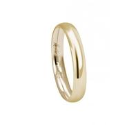 Recarlo W14FM001_GH-21 Women's 18K Yellow Gold Wedding Band with Inner Diamond