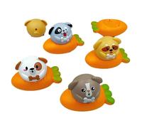 Reccisokz 6 Pezzi Regalo Di Pasqua,Macchinine A Molla A Forma Di Carote E Cuccioli, Regalo Di Pasqua, Per Bambini, Maschi E Femmine