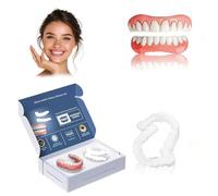 Reccisokz Dentiera Provvisoria in Silicone Set,Per Uomini e Donne Di Denti Imperfetti,Faccette Dentali,Aumenta la Fiducia in se Stessi (1 Set)