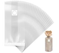 Reccisokz Set di 20 Sacchetti per Coltivazione Funghi 25x50 cm - Filtro Micron 0,2 Nanotech - Bustine Professionali in Polipropilene per Micelio e Substrato - Traspiranti e Resistenti