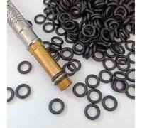 RecDec Confezione da 100 guarnizioni O-ring in gomma per rubinetto, diametro esterno 9 mm, diametro interno 5,2 mm, larghezza 1,9 mm, connettore per rubinetto in nitrile NBR per rubinetto del lavello
