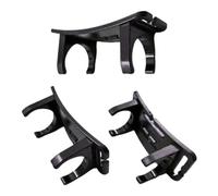 RecDec Confezione da 3 supporti per fari, staffa di montaggio con clip di ricambio per lampada da testa ricaricabile a LED, torce cilindriche da 24 mm, base magnetica, torcia flash