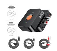 Receiver, High-Fidelity Stereo, Versatile Wireless Audio Adapter, Perfect Sound Solution for Gym Equipment Car Music Playback Movie Viewing Game Home Outdoor Gatherings