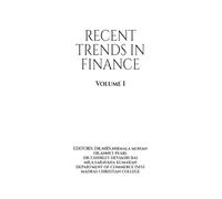 RECENT TRENDS IN FINANCE-VOLUME-I