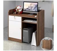 Recept Desk con cavo ment chut contatore bloccabile Der ideale per saloni di bellezza parrucchieri e piccole imprese 210 x 40 x 90 cm