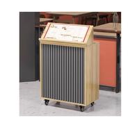 Reception Desk - Elegante tavolo da banco per consulenza e cassa per vendita al dettaglio e ristorante, senza ruote