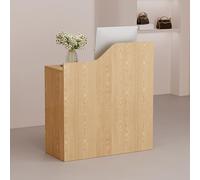 Reception Desk moderno grande bancone anteriore con cassetto, banco vendita al dettaglio per ufficio, hall, salone di bellezza, clinica, negozio, segretaria hostess stand