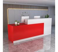 Reception Desk per Salone Clinica di bellezza Negozio al dettaglio Ingresso Sala reception moderna per ufficio Servizio clienti Area di attesa Elegante reception