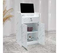 Reception desk per supermercati Saloni di bellezza e negozi di abbigliamento Stazione di servizio clienti per un'interazione efficiente con il cliente e design elegante