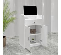 Reception desk per supermercati Saloni di bellezza e negozi di abbigliamento Stazione di servizio clienti per un'esperienza confortevole Area di benvenuto elegante e funzionale