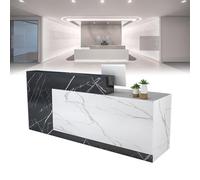 Reception moderna con bancone, 160 cm, reception per checkout, hall, salone, home office, negozio al dettaglio, clinica