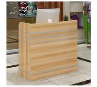 Reception per saloni di ufficio, reception compatta nella hall con bancone, cassa al dettaglio e scrivania per ufficio domestico, stazione di servizio per salone di bellezza (A, 79,8 x 40 x 91,9 cm)