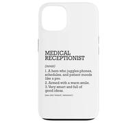 Receptionist medico Definizione di lavoro personalizzato divertente Custodia per iPhone 13