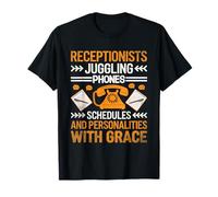 Receptionists Giocoleria Telefoni Orari Personalità Grazia Maglietta