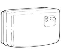 RECEPTOR BIDIRECCIONAL PARA BOMBA DE CALOR, CAMBIO FRÍO/CALOR - BDR91T1004