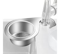receptor de comida para fregadero - Canasta de drenaje del fregadero de la cocina - Canasta de desagüe de de acero inoxidable,Filtro de cocina multifuncional para lavar frutas verdi