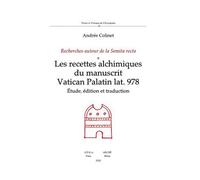 9788872523896 Les recettes alchimiques du manuscrit Vatican Pala... Semita recta