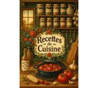 Recettes de cuisine: Carnet de Notes Lignées - 120 Pages au Style Vintage Cuisine Française | Cahier Élégant pour Recettes, Notes de Cuisine, Saveurs ... Culinaires, Astuces, Ingrédients, Traditions