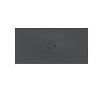 Bette Piatto doccia a pavimento con supporto piatto doccia minimo e GlazePlus 5803, 140x70 cm, Colorazione: corvo - 5803-400PLUS,T1