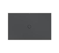 Piatto doccia a pavimento Bette con supporto vassoio minimo e Pro 5969,160x100cm antiscivolo., Colorazione: corvo - 5969-400AE,T1