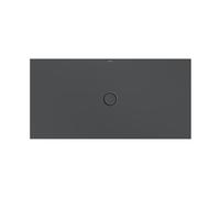 Piatto doccia a pavimento Bette con supporto vassoio minimo e Pro 5957 Anti-Slip Pro 5957 160x80cm, Colorazione: corvo - 5957-400AE,T1