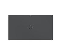 Piatto doccia a pavimento Bette con supporto vassoio minimo e Pro 5966,160x90cm antiscivolo., Colorazione: corvo - 5966-400AE,T1