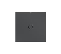 Piatto doccia a pavimento Bette con supporto vassoio minimo e antisdrucciolo Pro 5931, 90x90cm, Colorazione: corvo - 5931-400AE,T1