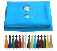 Rechange Telo per Ombrellone 2.3/2.7/3.0/3.5m Impermeabile Tettoia di Ricambio per Ombrello per 6/8 Braccia Giardino Copertura di Ricambio per Terrazze, Piscine, Spiagge(Color7,8ribs 400cm/13.1ft)