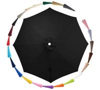 Rechange Telo per Ombrellone da Giardino 8 Stecche 200-350cm Protezione UVs