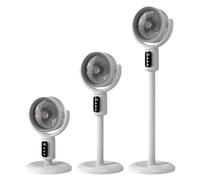 Rechargable Standing Fan With Remote - 4000mAh Battery Air Circulator | 5-S